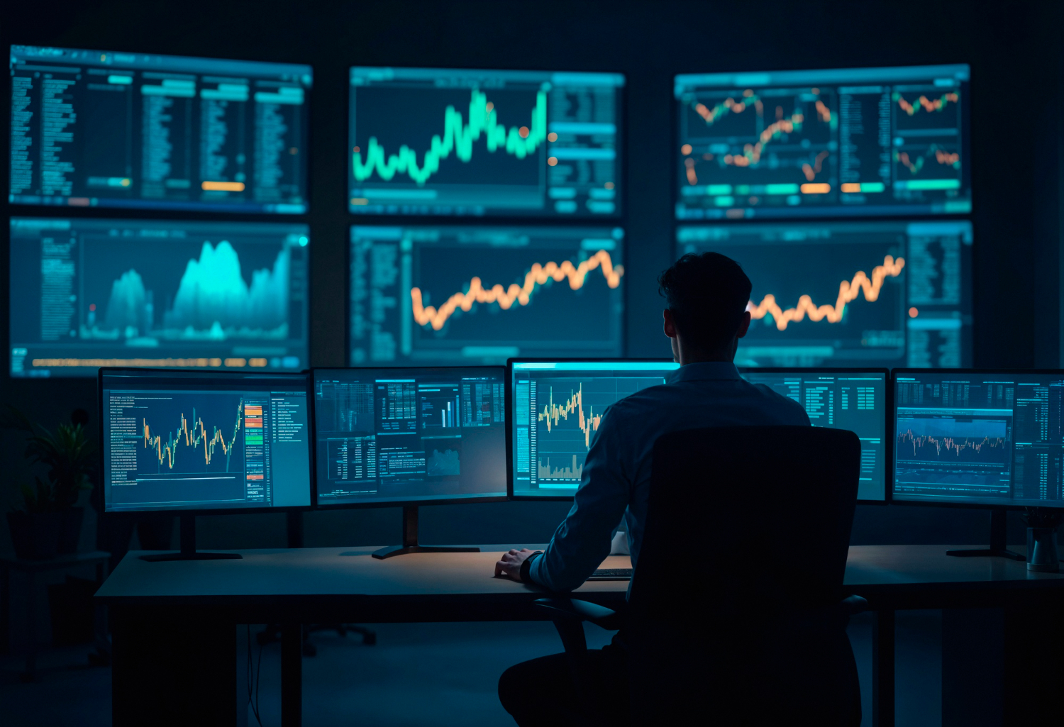 Collaborative trading workspace with market screens